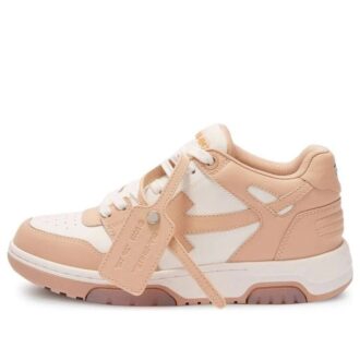 Off-White Out Of Office lavt sneaker «Tan White»
