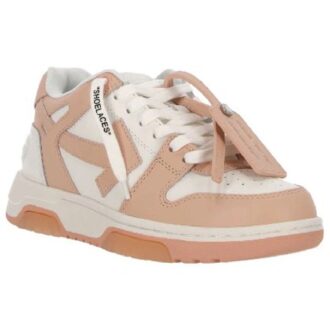 Off-White Out Of Office lavt sneaker «Tan White»