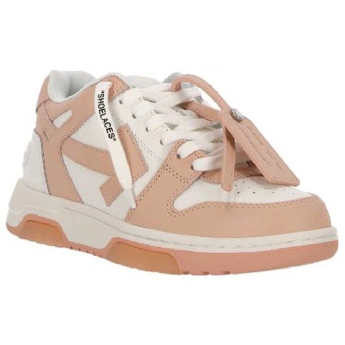Off-White Out Of Office lavt sneaker «Tan White»