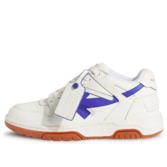 Off-White Out Of Office lavt sneaker «White Blue Brown»