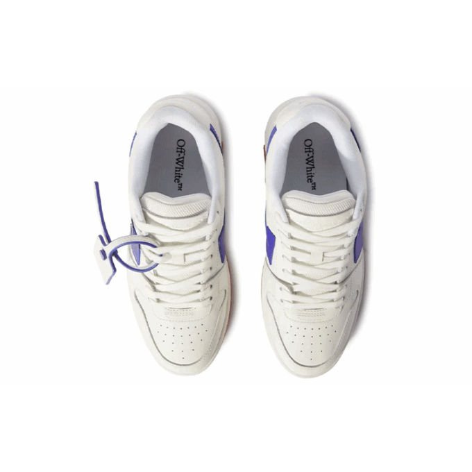 Off-White Out Of Office lavt sneaker «White Blue Brown»