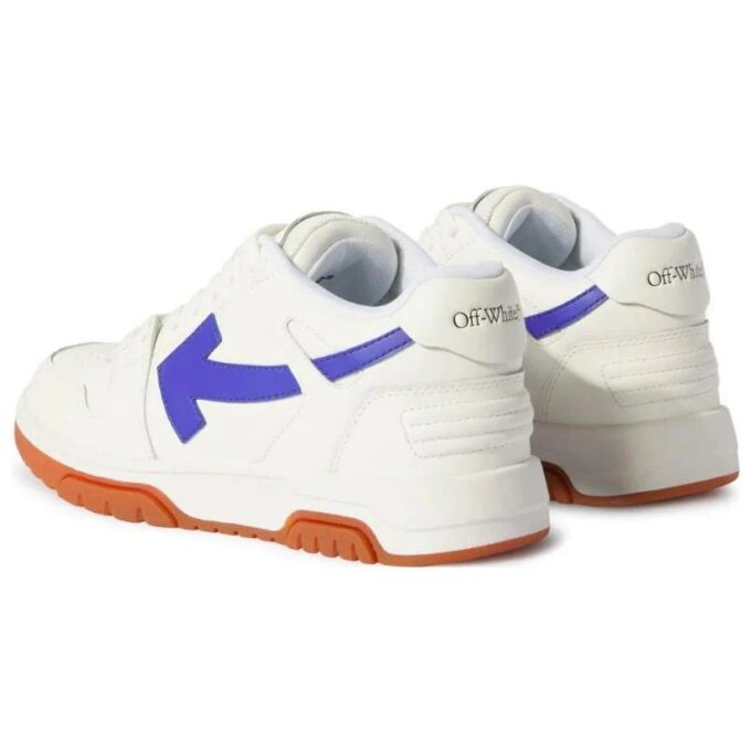 Off-White Out Of Office lavt sneaker «White Blue Brown»