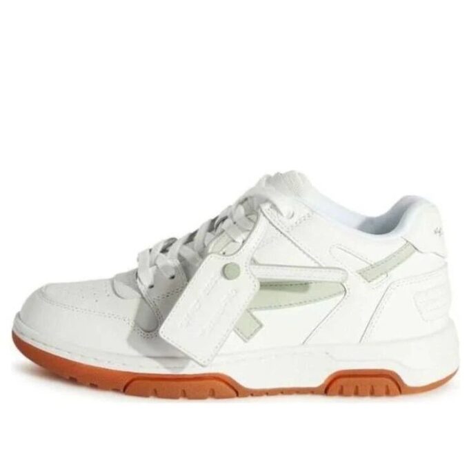Off-White Out Of Office lavt sneaker «White Brown»
