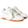 Off-White Out Of Office lavt sneaker «White Brown»