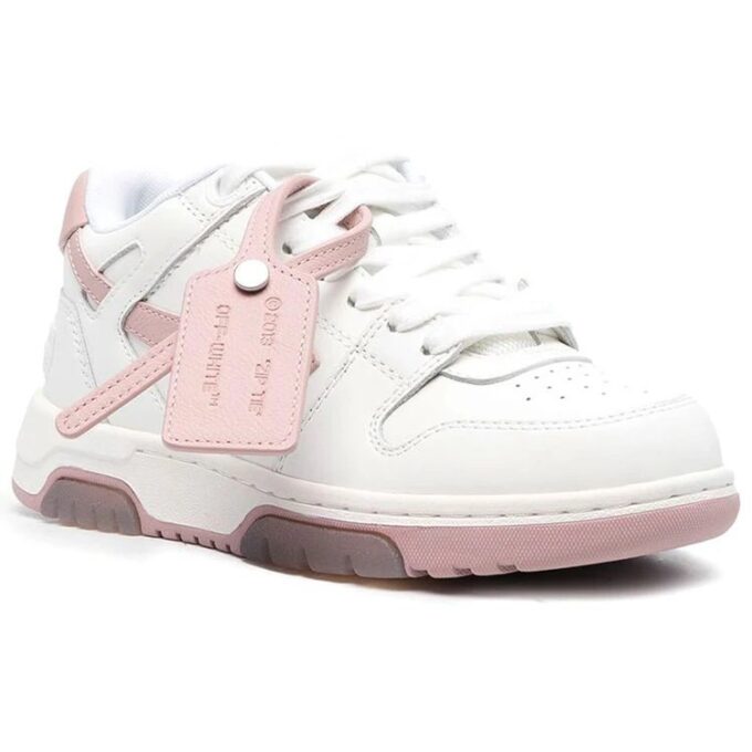 Off-White Out Of Office lavt sneaker «White Pink»