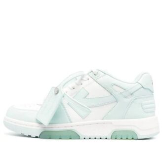 Off-White Out Of Office lavt sneaker «White Teal»