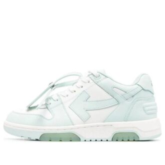 Off-White Out Of Office lavt sneaker «White teal»