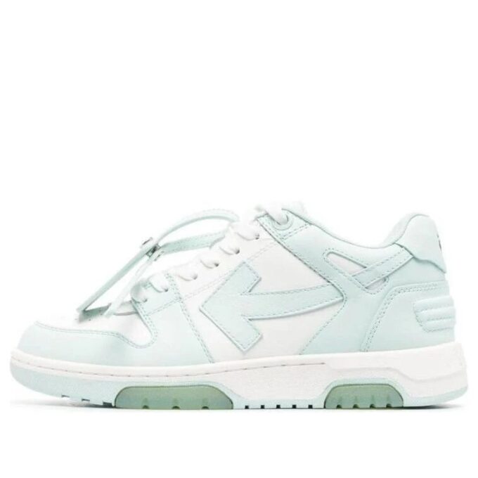 Off-White Out Of Office lavt sneaker «White teal»