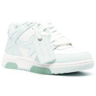 Off-White Out Of Office lavt sneaker «White Teal»