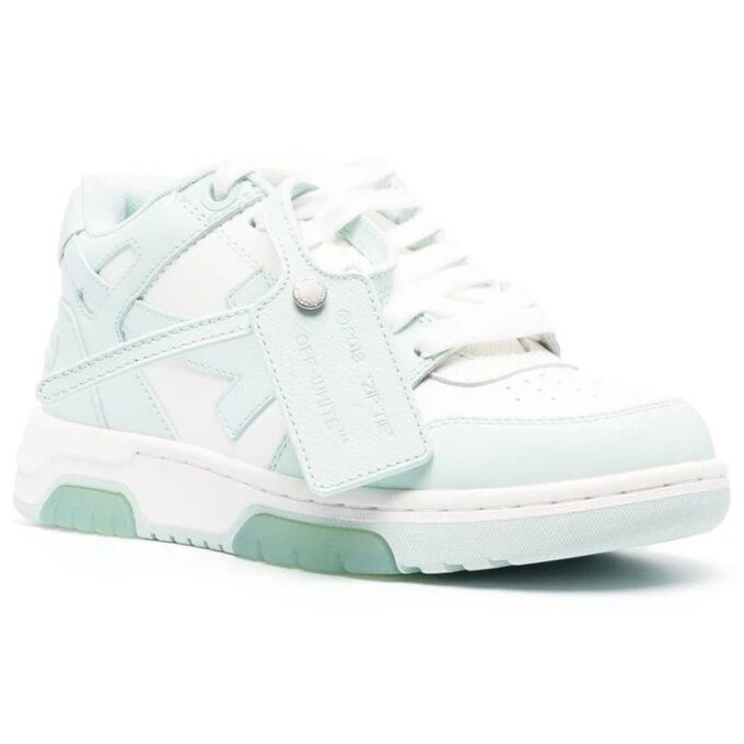 Off-White Out Of Office lavt sneaker «White Teal»