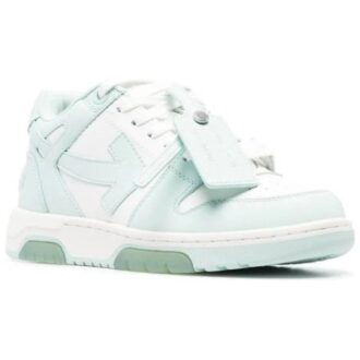 Off-White Out Of Office lavt sneaker «White teal»