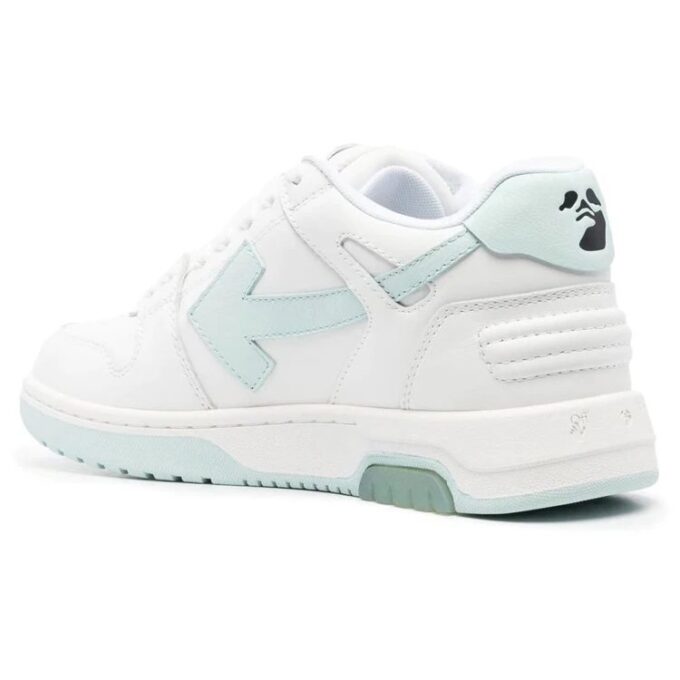 Off-White Out Of Office lavt sneaker «White Teal»