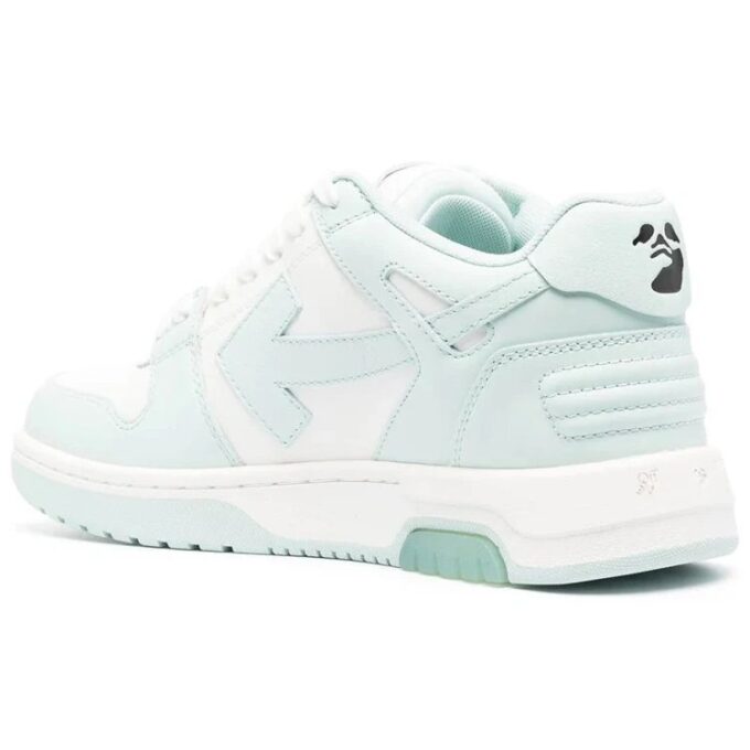 Off-White Out Of Office lavt sneaker «White Teal»