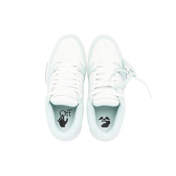 Off-White Out Of Office lavt sneaker «White Teal»