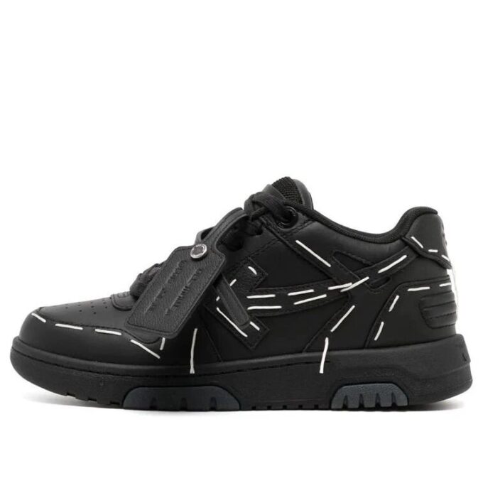 Off-White Out Of Office Low Sartorial Stitching «Black White»