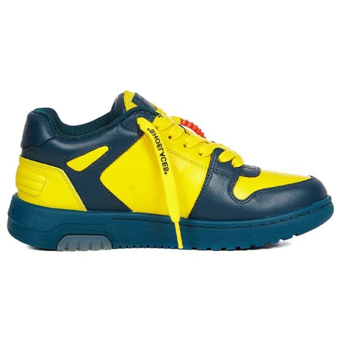 Off-White Out Of Office Low Sneakers Blå/Gul