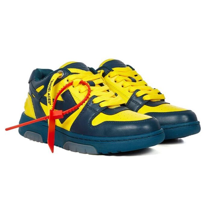 Off-White Out Of Office Low Sneakers Blå/Gul