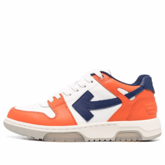 Off-White Out Of Office Low-Tops «White Orange Navy»
