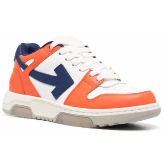 Off-White Out Of Office Low-Tops «White Orange Navy»
