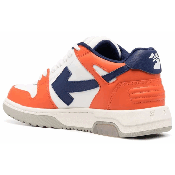 Off-White Out Of Office Low-Tops «White Orange Navy»