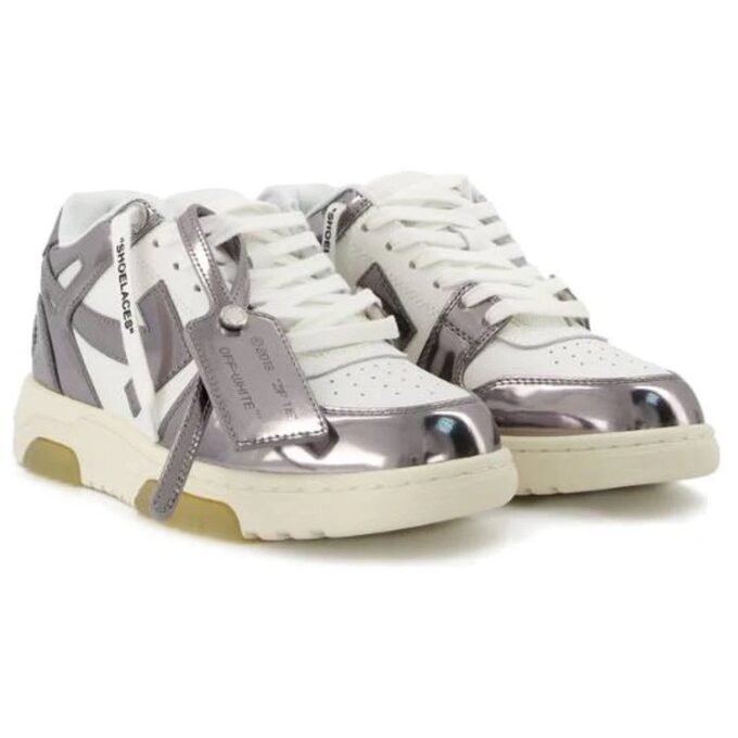 Off-White Out Of Office Mirror Sneaker «Silver White»