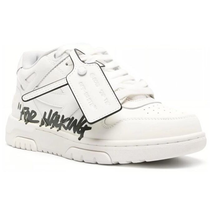 Off-White Out Of Office OOO «For Walking White Black»