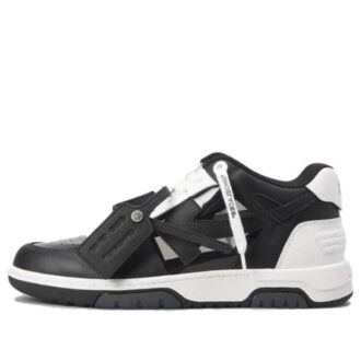 Off-White Out Of Office OOO Low Tops «Black White Suede»
