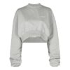Off-White Oversized-sleeve Cropped Gensere «Grey»