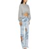 Off-White Oversized-sleeve Cropped Gensere «Grey»