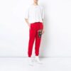 Off-White Oversized T-skjorte med trykk, spalte bak og rund hals, hvit