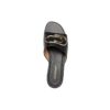 Off-White Paperclip skinnsandaler «Black Gold»