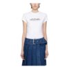 Off-White Quote bomullst-skjorte «White Black»