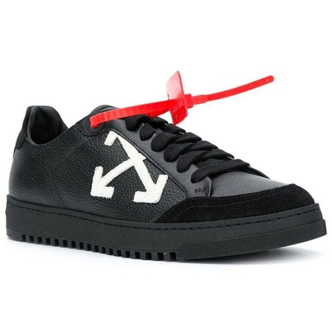 Off-White røde tag-joggesko