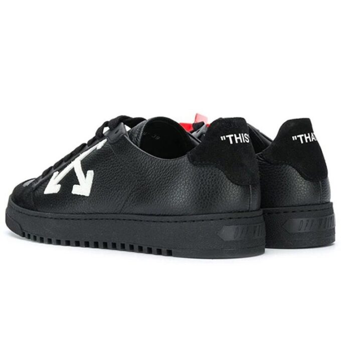 Off-White røde tag-joggesko