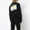 Off-White Rygg Stor Trykk Løs Svart