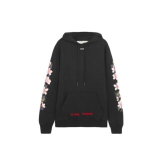 Off-White Sakura Arrow-trykk, svart