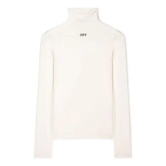 Off-White Second-Skin-top med logotrykk «White»