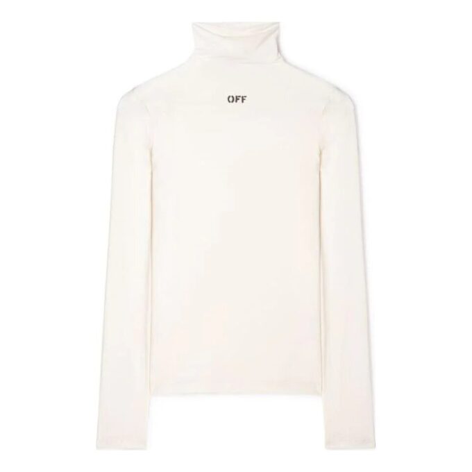 Off-White Second-Skin-top med logotrykk «White»