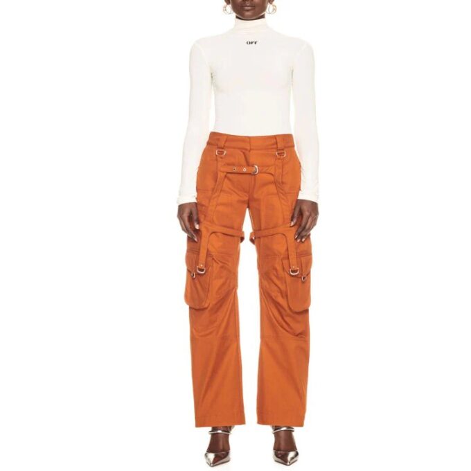 Off-White Second-Skin-top med logotrykk «White»