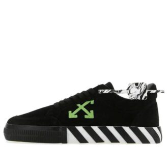 Off-White skoes for men «Black Green»