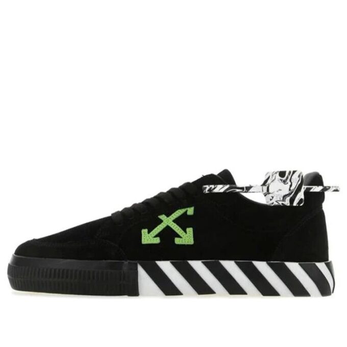 Off-White skoes for men «Black Green»