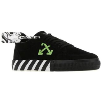 Off-White skoes for men «Black Green»