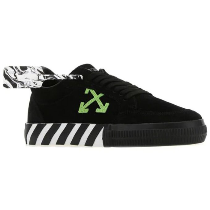 Off-White skoes for men «Black Green»