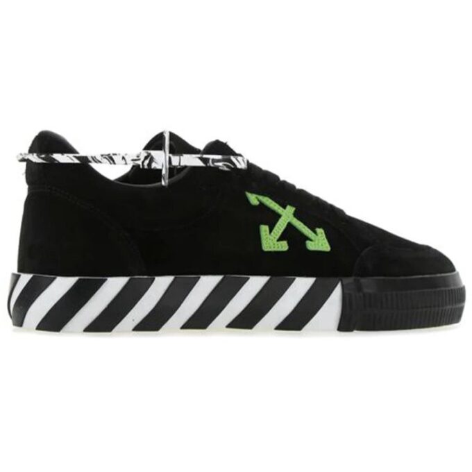 Off-White skoes for men «Black Green»