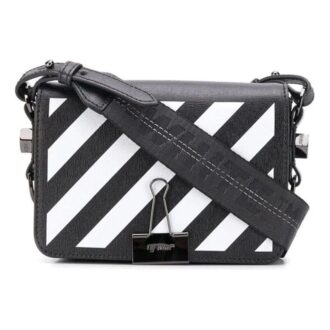 Off-White skulderveske i skinn Svart/Hvit