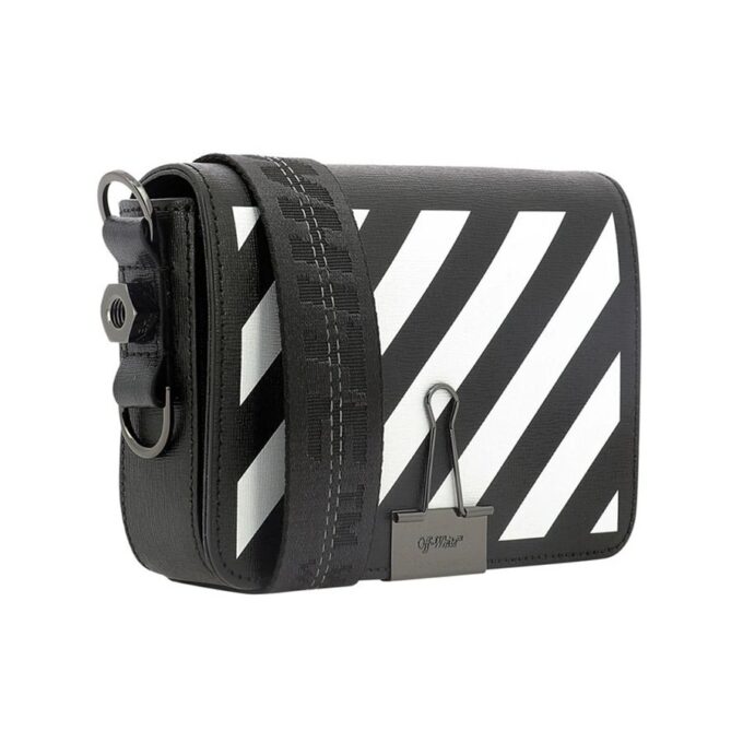 Off-White skulderveske i skinn Svart/Hvit