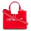 Off-White skulderveske med Baby Box-logo i rødt