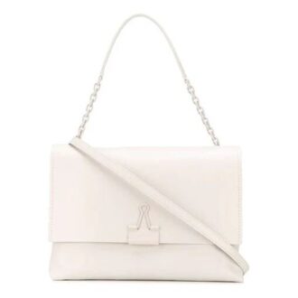 Off-White skulderveske med Binder Clip, hvit