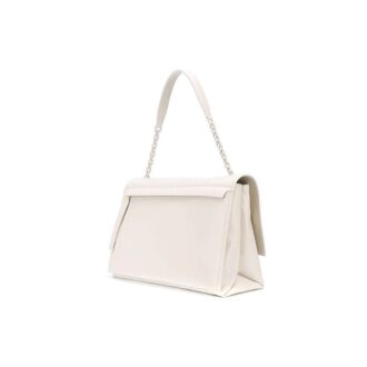 Off-White skulderveske med Binder Clip, hvit