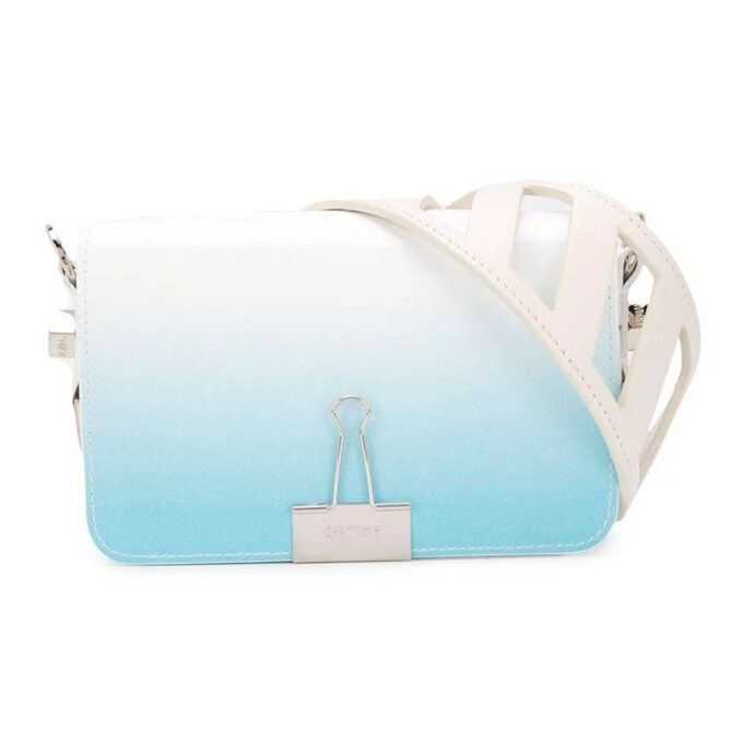 Off-White skulderveske med klaff Little Blue